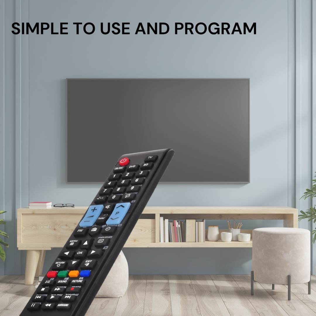 SMART TV Remote Control Compatible with PANASONIC DAEWOO HAIER & More