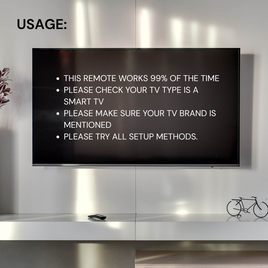 SMART TV Remote Control Compatible with PANASONIC DAEWOO HAIER & More