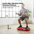 Social Hike 68cm Vibration Plate Machine Full Body Workout Platform Red