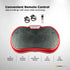 Social Hike 68cm Vibration Plate Machine Full Body Workout Platform Red