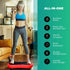 Social Hike Red Vibration Machine Platform - Exercise Plate Whole Body Workout
