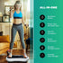 Social Hike White Vibration Machine Platform - Exercise Plate Whole Body Workout
