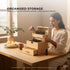 59 Essential Oil Bottle Storage Box - Wooden 3 Tier Aromatherapy Organiser