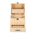 59 Slot Essential Oil Storage Box 3 Tier Pine Wood Organiser with Drawer