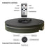 Christabelle 80cm 200kg Commercial Electric Display Turntable Power Outlet Black