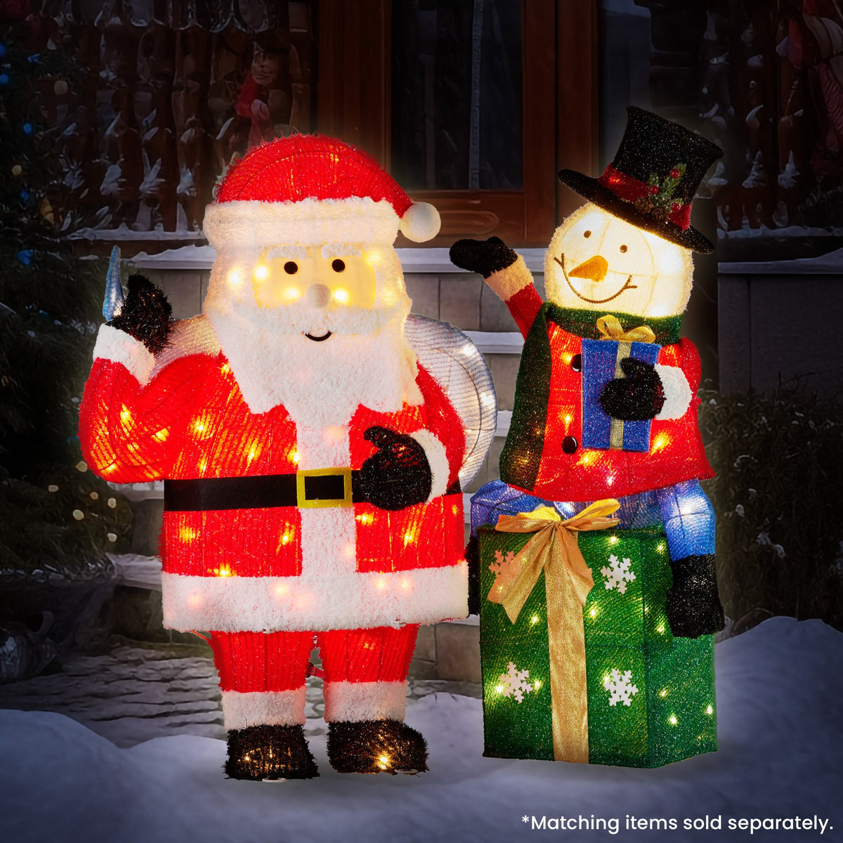 Christabelle 81cm Christmas Santa Display with Lights