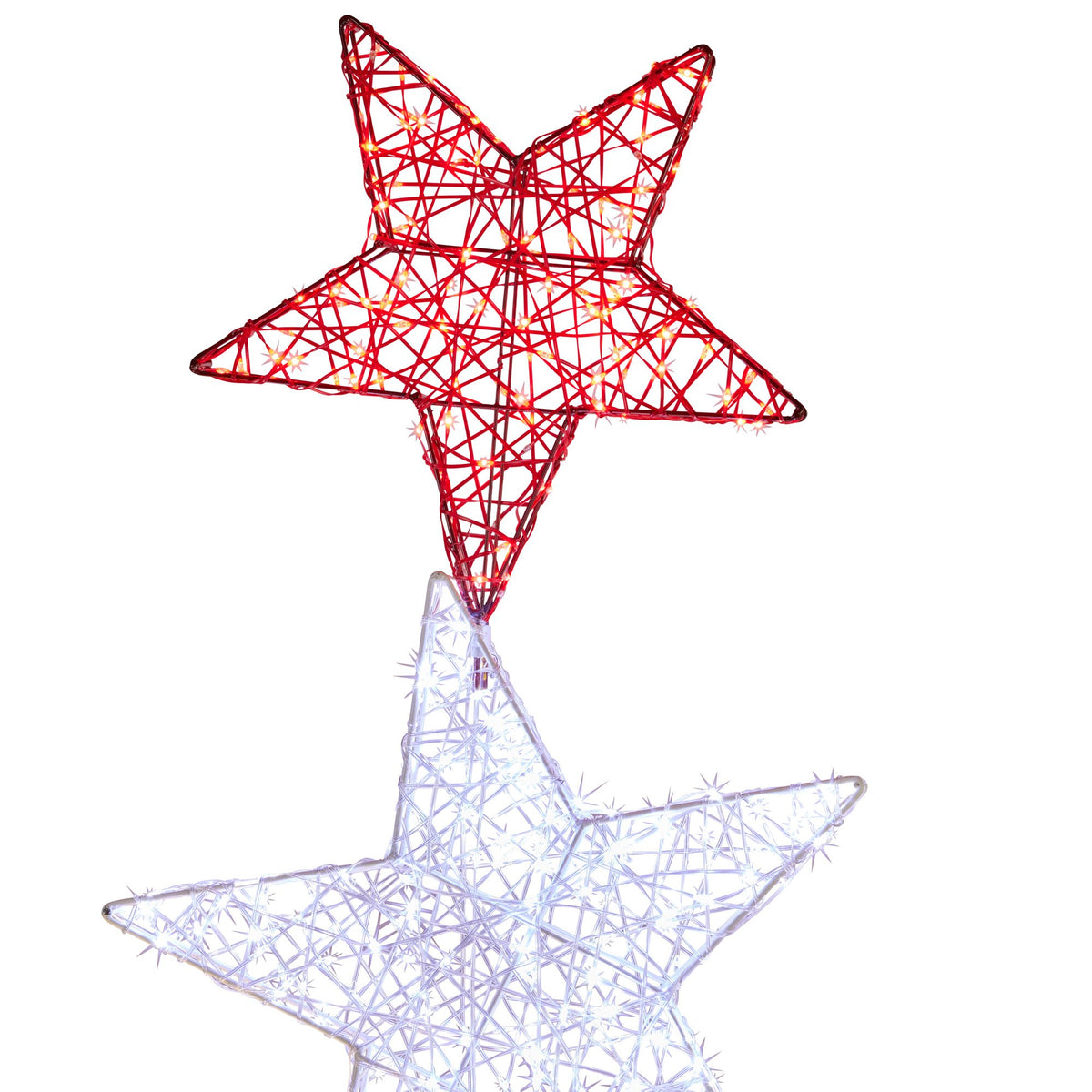 Christabelle 120cm Triple Star Christmas Display with Lights
