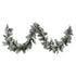 Christabelle 2.7m Christmas Garland Snowy with LED Lights Stamford Spruce Tree Decoration Ornament