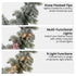 Christabelle 2.7m Christmas Garland Snowy with LED Lights Stamford Spruce Tree Decoration Ornament