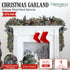 Christabelle 2.7m Christmas Garland Snowy with LED Lights Stamford Spruce Tree Decoration Ornament