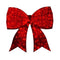 Christabelle Christmas Display Bow 91cm with LED and Twinkle Lights 5 Functions Christmas Festive Decorations Display Big Wired Bow