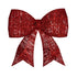 Christabelle Christmas Display Bow 91cm with LED and Twinkle Lights 5 Functions Christmas Festive Decorations Display Big Wired Bow