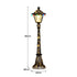 Christabelle Christmas Lamp Post Display 183cm With Lights