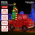 1.4m Christmas Tree Truck Indoor Outdoor Display Decoration LED Lights Front Yard Lawn Statue Ornament