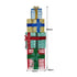 190cm 4-piece Gift Stack Box Christmas Decor Bows Led Lights Xmas