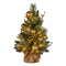 Christabelle 61cm Battery-operated Christmas Tree Warm Lights Led Table Top Gold