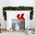 Christabelle 2.7m Christmas Garland with LED Lights Glittery Gold Pine Mantle Decoration Ornament