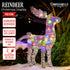 Christabelle 112cm Animated Reindeer Christmas LED Lights Indoor Outdoor Yard Statue Decoration