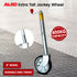 AL-KO Premium 8-Inch Extra Tall Jockey Wheel, 400kg Static Rated, Zinc