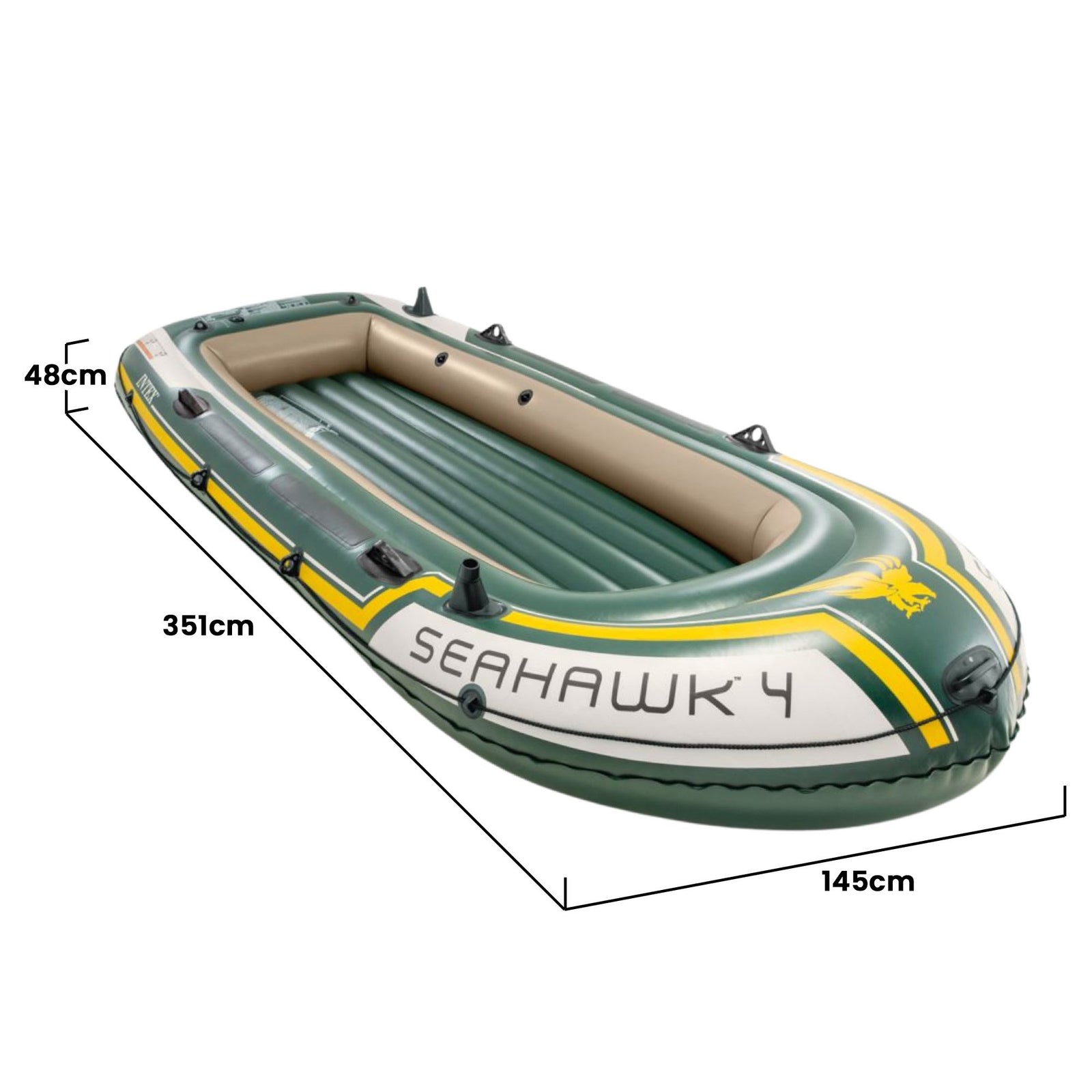 Seahawk 4 Inflatable Boat Set - 4 Person
