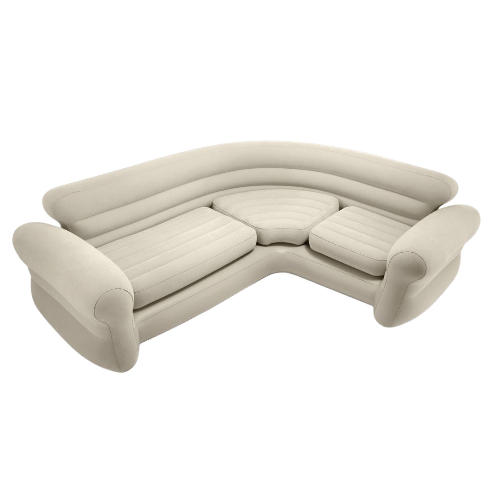 Intex Corner Sofa Inflatable Couch - L-shaped Corner Sofa