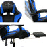 Spire Zinc Blue And Black Adjustable Gaming/office Chair