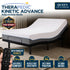 Therapedic Advance Queen Adjustable Bed Frame Base with Head Tilt, Massage, USB & Wireless Remote
