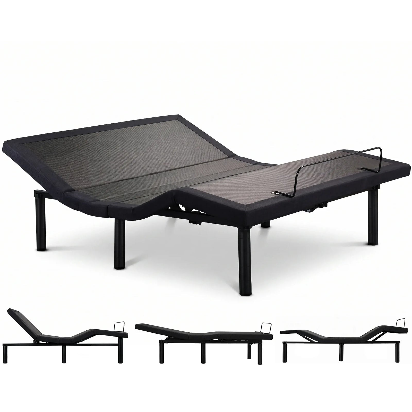 Motion Adjustable Queen Bed Base with Wireless Remote