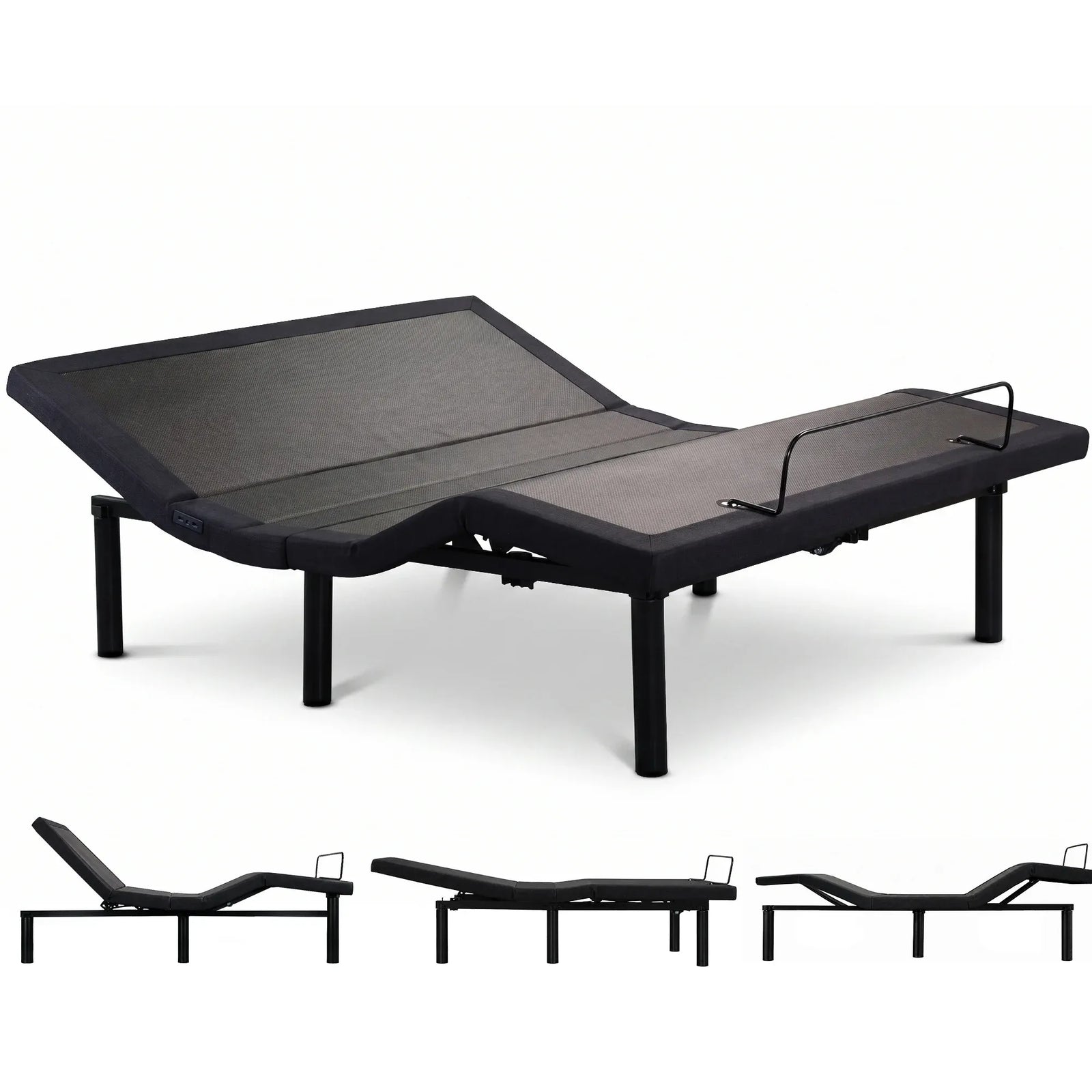 Versa Adjustable Double Bed Base with Massage Function