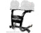 Powertrain Heavy Duty Ergonomic Adjustable Dumbbell Stand Weight Plate Rack Holder for Home Gym Strength Workout