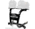 Powertrain Heavy Duty Ergonomic Adjustable Dumbbell Stand Weight Plate Rack Holder for Home Gym Strength Workout