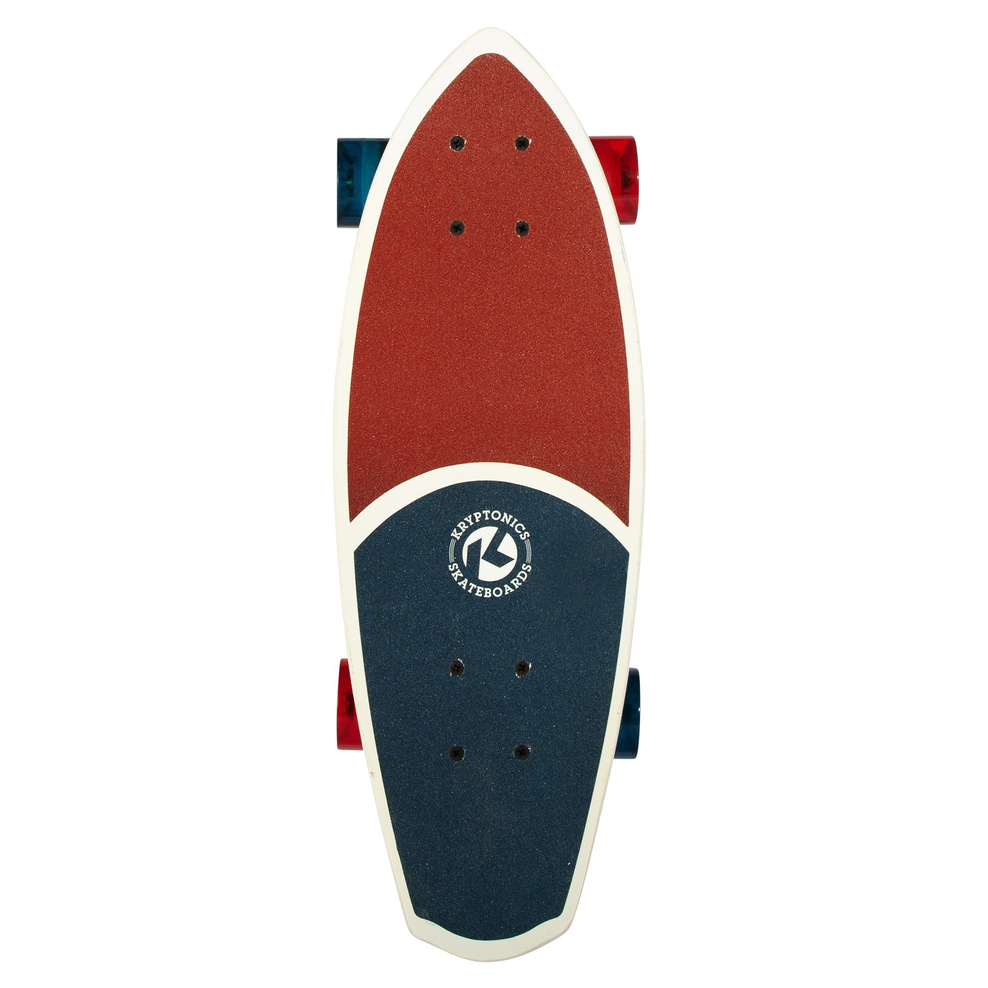 Kryptonics 23-inch Mini Fat Cruiser Board In Liberty Blue
