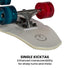 Kryptonics 23-inch Mini Fat Cruiser Board In Liberty Blue