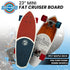 Kryptonics 23-inch Mini Fat Cruiser Board In Liberty Blue