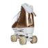 Circle Society Adjustable Quad Kids Roller Skates In Metallic Rose Gold