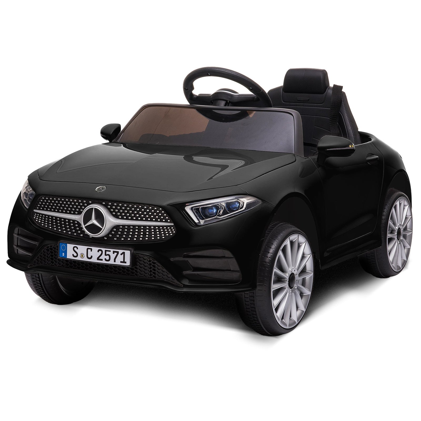 Mercedes Benz CLS 350 Kids Electric Ride On Car with Remote Control - Black