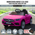 Mercedes Benz CLS 350 Kids Electric Ride On Car with Remote Control - Pink