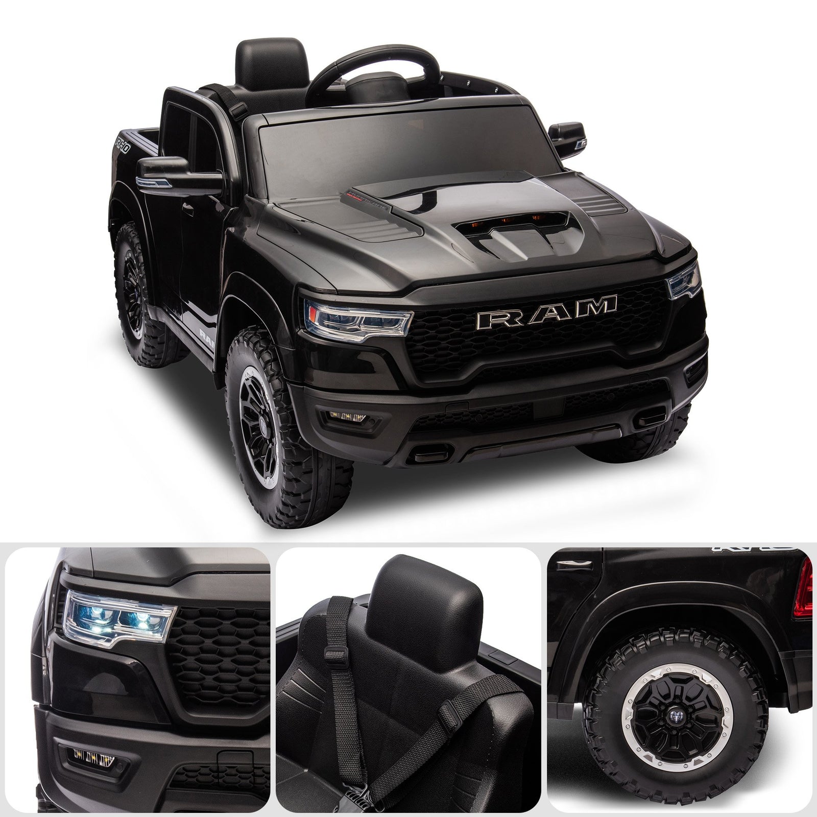 Ram 1500 RHO Kids Electric Ride On Car with Remote Control