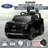 Ford Ranger Licensed Kids Ride On Car, Black, 12V7AH Battery Pack