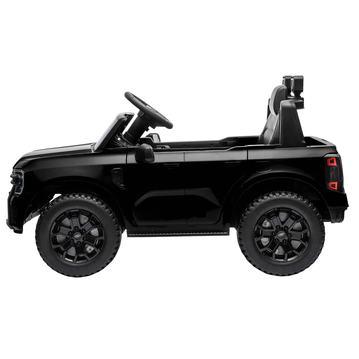 Ford Ranger Licensed Kids Ride On Car, Black, 12V7AH Battery Pack