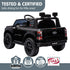 Ford Ranger Licensed Kids Ride On Car, Black, 12V7AH Battery Pack