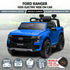 Ford Ranger Licensed Kids Ride On Car, Blue, 12V7AH Battery Pack