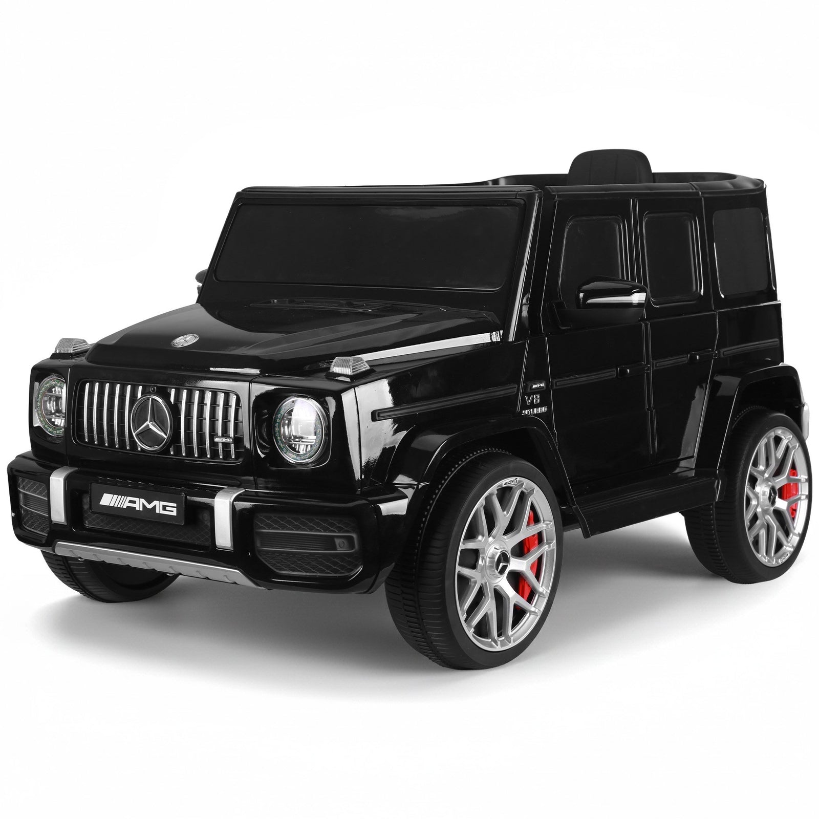 Mercedes Benz AMG Licensed G63 Kids Electric Ride On Car Remote Control Dual 25W Motors Music Player LED Lights
