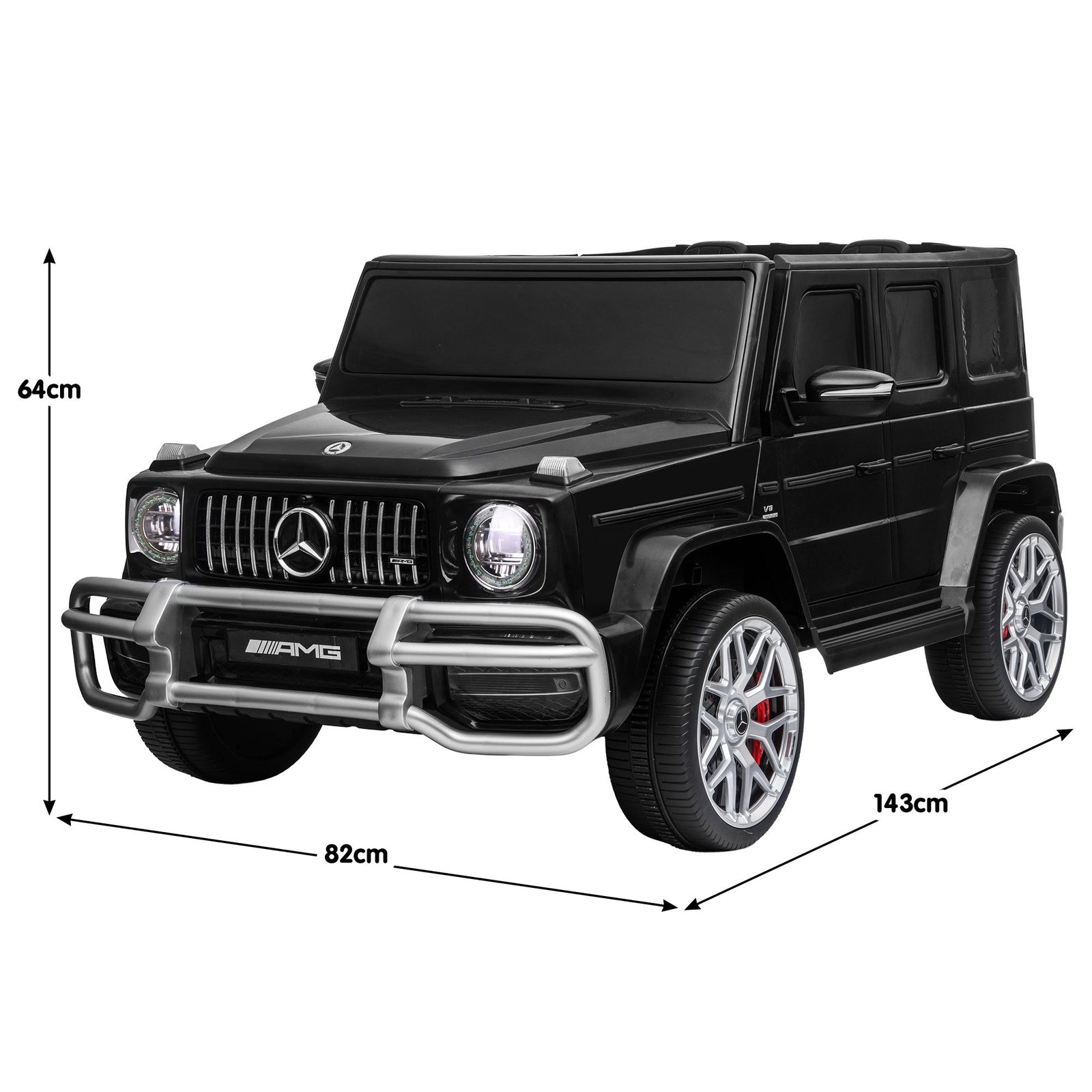 Mercedes Benz AMG G63 Kids Electric Two Seater Ride On Car with Remote Control