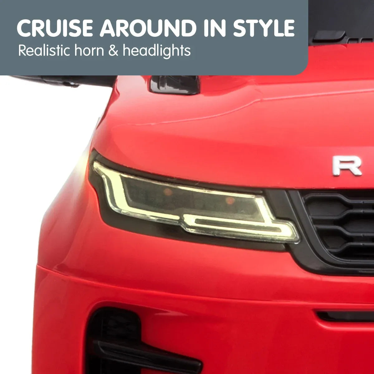 Range Rover Evoque Licensed Kids Ride On Car 12V Electric with Remote - Red