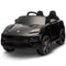 Black Porsche Macan Turbo EV Kids Ride On Car 12V Electric Car