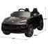 Black Porsche Macan Turbo EV Kids Ride On Car 12V Electric Car
