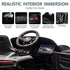 Black Porsche Macan Turbo EV Kids Ride On Car 12V Electric Car