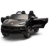 Black Porsche Macan Turbo EV Kids Ride On Car 12V Electric Car