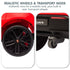 Red Porsche Macan Turbo EV Kids Ride On Car 12V Electric Car